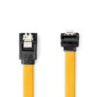 SATA kabel | 6 Gbps | SATA 7-Pin Hun | SATA 7-Pin Hun | Nikkelplateret | 1.00 m | Fladt | PVC | Gul | Plastikpose #1