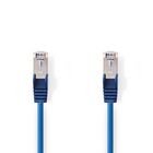 CAT5e netv�rkskabel | SF/UTP | RJ45 Han | RJ45 Han | 15.0 m | Runde | PVC | Bl� | Konvolut #1