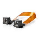 RJ45 netv�rkskabel til vinduesgennemf�ring | UTP | RJ45 (8P8C) hun | RJ45 (8P8C) hun | 0,30 m | Flad | PVC | Orange | �ske #1