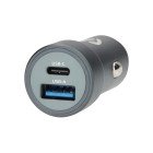 Biloplader | 48 W | 1.5 / 2.0 / 3.0 A | Antal output: 2 | Porttype: USB-A / USB-C | Automatisk Valgt Sp�nding #1