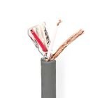 DMX Kabel | 110 Ohm | 20 x 0.12 mm | 100.0 m | Runde | PVC | M�rkegr� | Rulle #1