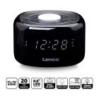 FM Clock Radio med natlys Sort #1