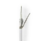 Coax Kabel P� Rulle | RG58C/U | 50 Ohm | Dobbelt afsk�rmet | ECA | 25.0 m | Coax | PVC | Hvid | Gave�ske #1