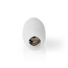 Satellit & Antenne adapter | IEC (Coax) Hun | IEC (Coax) Hun | Nikkelplateret | 75 Ohm | Lige | Plastik | Hvid | 1 stk. | Window Box med Euro l�s #1