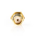 SMA adapter | SMA Hun | TS9 | Guldplateret | 50 Ohm | Lige | Kobber | Guld | 2 stk. | Box #1