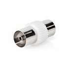 Satellit & Antenne adapter | IEC (Coax) Hun | IEC (Coax) Hun | Nikkelplateret | 75 Ohm | Lige | Metal / Plastik | Hvid | 1 stk. | Konvolut #1