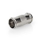 Satellit & Antenne adapter | F Han Quick | F Han Quick | Nikkelplateret | 75 Ohm | Lige | Metal | S�lv | 10 stk. | Konvolut #1