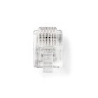 Telecom Connector | Tilslutnings Type: RJ12 | Lige | Bel�gning: Guldplateret | PVC | Gennemsigtig #1