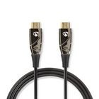 Aktiv Optisk High Speed ​​HDMI-kabel med Ethernet | HDMI™ Stik | HDMI™ Stik | 4K@60Hz | 18 Gbps | 50.0 m | Runde | PVC | Sort | Gaveæske #1