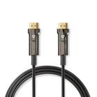 Aktiv Optisk Ultra High Speed ​​HDMI-Kabel med Ethernet | HDMI™ Stik | HDMI™ Stik | 8K@60Hz | 48 Gbps | 20.0 m | Runde | PVC | Sort | Gaveæske #1