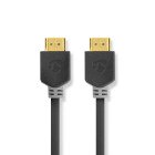 High Speed ​​HDMI ™ kabel med Ethernet | HDMI™ Stik | HDMI™ Stik | 4K@60Hz | ARC | 18 Gbps | 2.00 m | Runde | PVC | Antracit | Box #1