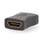 HDMI Adapter | HDMI  -udgang | HDMI  -udgang | Guldplateret | Lige | PVC | Antracit | 1 stk. | Box #1