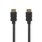 High Speed ​​HDMI ™ kabel med Ethernet | HDMI™ Stik | HDMI™ Stik | 4K@30Hz | ARC | 10.2 Gbps | 1.00 m | Runde | PVC | Sort | Box #1