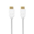 High Speed ​​HDMI ™ kabel med Ethernet | HDMI™ Stik | HDMI™ Stik | 4K@30Hz | ARC | 10.2 Gbps | 2.00 m | Runde | PVC | Hvid | Box #1