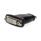 HDMI Adapter | HDMI Stik | DVI-D 24+1-Pins Hun | Guldplateret | Lige | ABS | Sort | 1 stk. | Box #1