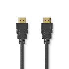 Ultra High Speed ​​HDMI ™ kabel | HDMI™ Stik | HDMI™ Stik | 8K@60Hz | 48 Gbps | 1.00 m | Runde | 6.0 mm | Sort | Label #1
