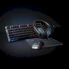Gaming Combo Kit | 5-i-1 | Tastatur, Headset, Mus og musem�tte | Sort | QWERTY | US layout #1