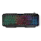Wired Gaming Keyboard | USB Type-A | Membrane N�gler | LED | QWERTZ | DE layout | USB Drevet | Str�mkabell�ngde: 1.30 m | Multimedia #1