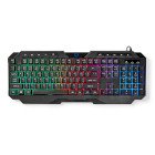 Wired Gaming Keyboard | USB Type-A | Membrane N�gler | LED | QWERTY | US layout | USB Drevet | Str�mkabell�ngde: 1.30 m | Multimedia #1