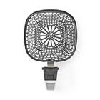 Hot Air Fryer Grill Pan | Non-stick bel�gning | T�ler opvaskemaskine | Metal | Gr� #1