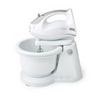 Hand Mixer | 200 W | 5-hastighedsindstilling | Turbofunktion | Drejesk�l / 2 dejkroge / 2 piskeris | Gr� / Hvid #1