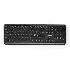 Wired Keyboard | USB-A | Multimedia | QWERTY | ND layout | Numerisk tastatur #1