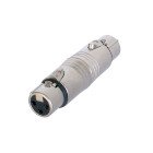 Xlr Adapter XLR 3-Pin Hun - XLR 3-Pin Hun S�lv #1
