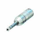 Xlr Adapter XLR 3-Pin Han - 6.35 mm Han S�lv #1