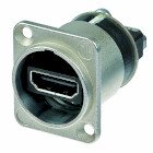 HDMI-gennemf�ringsadapter, sort D-formet hus #1