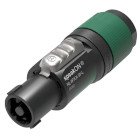 4-polet speakON-kabelstik, skrueterminalmontering, tr�kaflastning af chuck-typen til kabeldiametre p� 10 til 16 mm #1