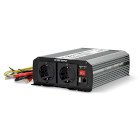 Power Inverter Modificeret sinus | Indgangssp�nding: 24 V DC | Enhedens str�mudgangsforbindelse: Type F (CEE 7/3) / USB-A | 230 V AC 50 Hz | 1000 W | Peak-effekt: 2000 W | Skrueterminal | S�lv #1