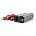 Power Inverter Modificeret sinus | Indgangssp�nding: 12 V DC | Enhedens str�mudgangsforbindelse: Type F (CEE 7/3) / USB-A | 230 V AC 50 Hz | 600 W | Peak-effekt: 1200 W | Batteriklemmer + cigarett�nder | S�lv #1