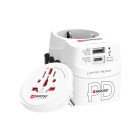 Rejseadapter 3-polet jordet med integreret hurtigopladning 45 watt PD USB-oplader (1 x USB C & 1 x USB) #1