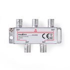 CATV Splitter | 5 - 1000 MHz | Tab af inds�ttelse: 8.0 dB | Antal output: 4 | 75 Ohm | Zinc Alloy #1
