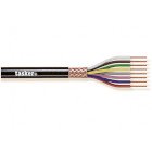 Datakabel P� Rulle 4x 0.25 - 100 m Sort #1