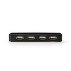 USB-hub | USB-A Han | USB-A Hun | 7-Port port(s) | USB 2.0 | Str�mforsyning / USB Drevet | 7x USB #1