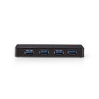 USB-hub | USB-A Han | 4x USB A Female | 4-Port port(s) | USB 3.2 Gen 1 | Str�mforsyning / USB Drevet | 4x USB #1