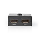 HDMI  switch | 3-Port port(s) | 1x HDMI Input / 2x HDMI  -indgang | 1x HDMI Output / 2x HDMI Output | 4K@60Hz | 6 Gbps | Metal | Antracit #1