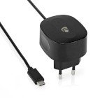 V�goplader | 15 W | Hurtigopladningsfunktion | 1x 3.0 A | Antal output: 1 | USB-C (Fixed) kabel | 1.50 m | Single Voltage Output | Sort #1