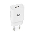 V�goplader | 12 W | Hurtigopladningsfunktion | 1x 2.4 A A | Antal output: 1 | USB-A | Uden Kabel | Single Voltage Output | Hvid #1