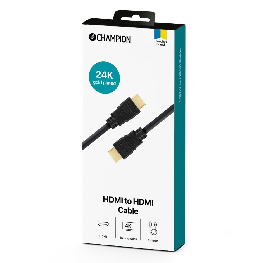 HDMI-kabel Ha-Ha Svart 1.0m #2
