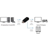 HDMI-hane -> VGA-hona + ljud #3