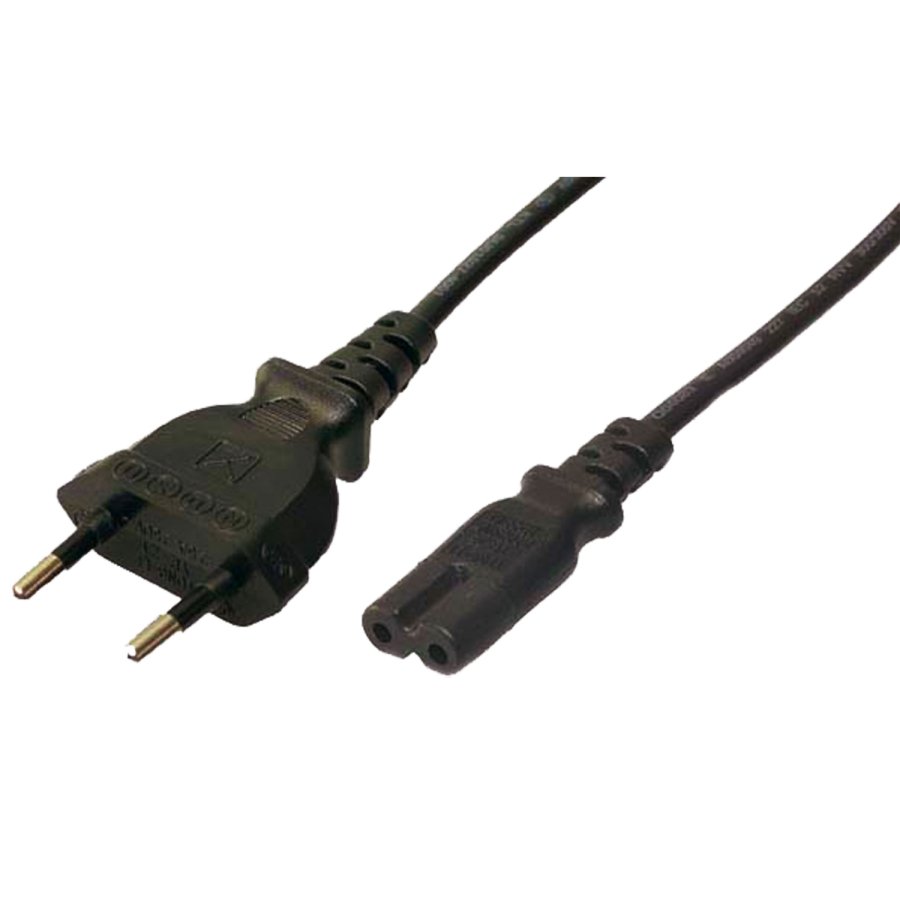 Apparatkabel Euro - C7 Svart 1,8m #1