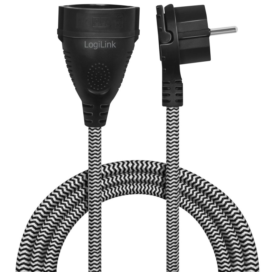 Frlngningskabel Jordad Textilkabel 3m #1