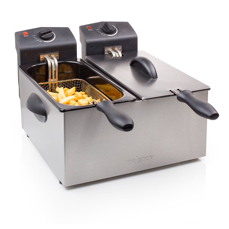 Frits Dubbel 2x3L 2x1800W Rostfri #1