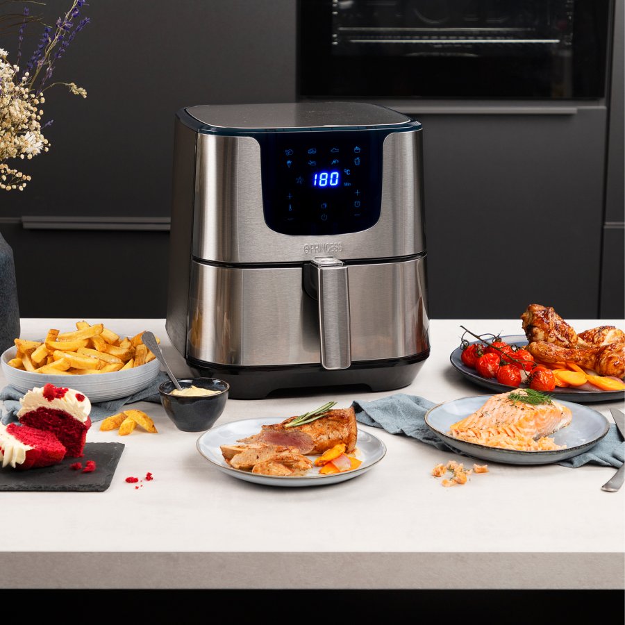Aerofryer Digital Deluxe 5,5L 1700W Rostfri #6