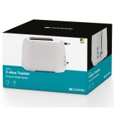 Brdrost 2 skivor 800W BR610 Creme White Series #6
