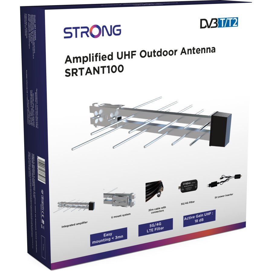 TV-antenn fr utomhusbruk - DVB-T2 LTE-skydd #6