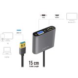 USB-A 3.0 -> HDMI-Hona + VGA-Hona Adapter #5