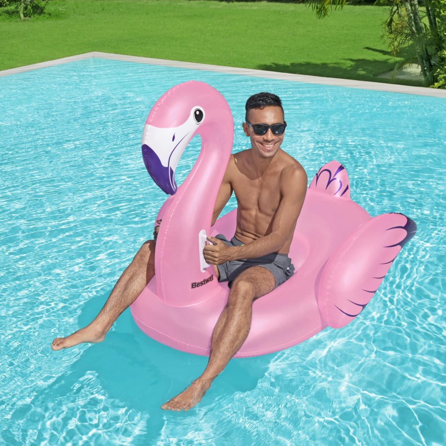 Badmadrass 1.53m x 1.43m Luxury Flamingo #5